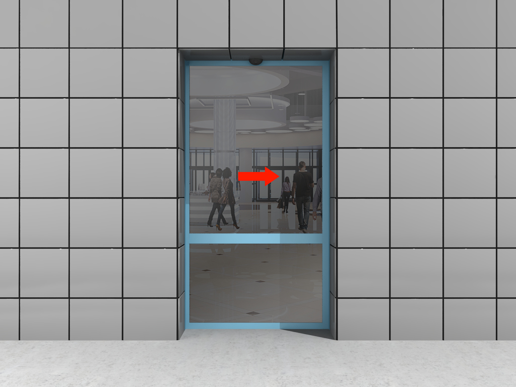 Bitta panelli eshik (chapga ochiladigan)